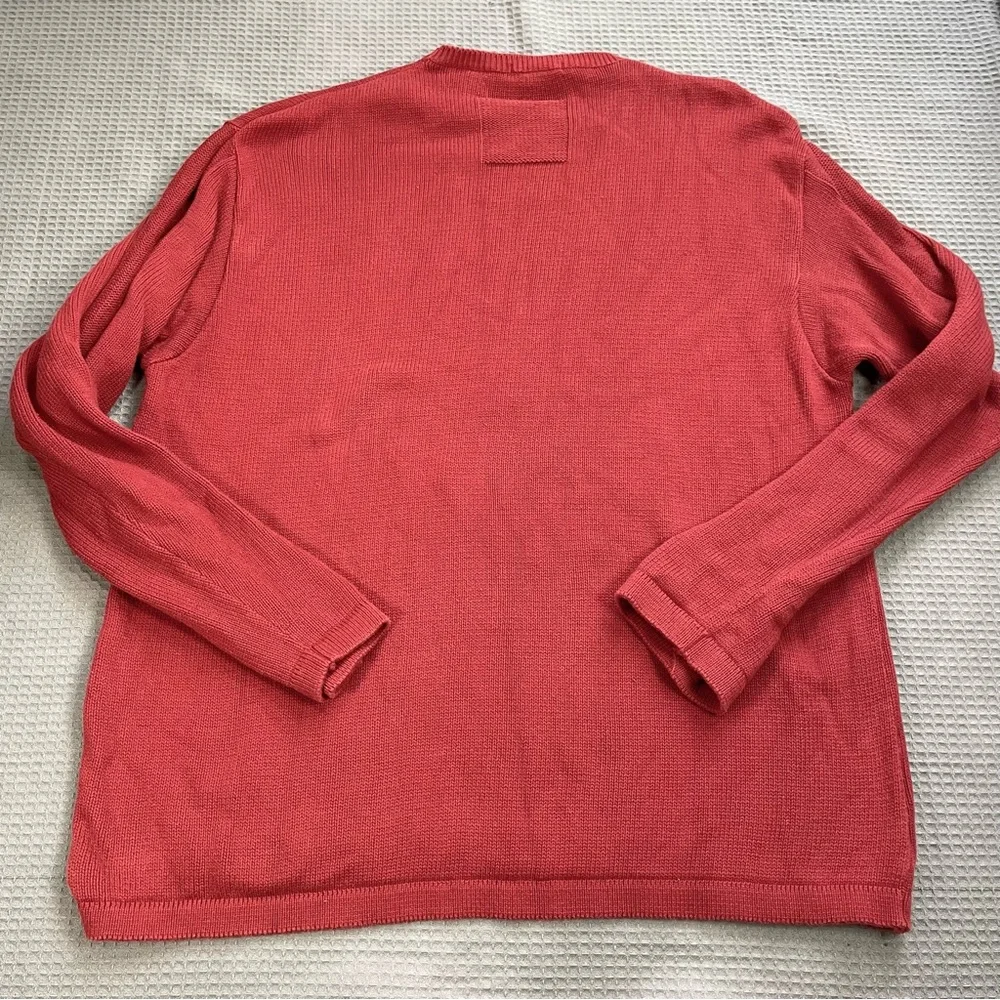 Vintage‎ Marithe + Francois Girbaud Sweater XXXL 3XL Mens Knit Crewneck Red